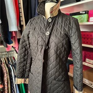 Burberry Brit “Cavalry” Diamond-Quilted Jacket